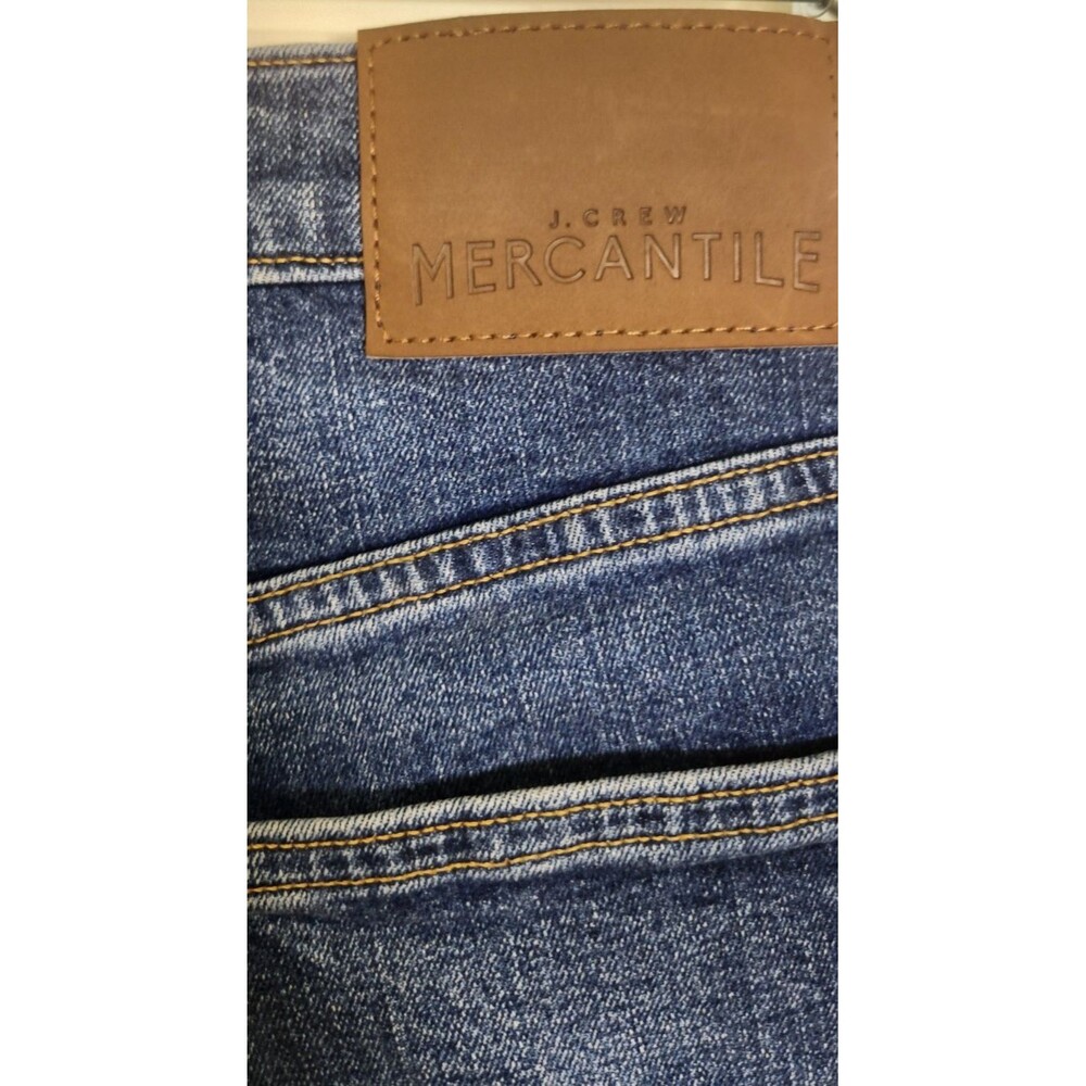 J. Crew Mercantile Shorts Women 29 Blue Denim Raw Hem Cutoff Casual Beach - Picture 3 of 11
